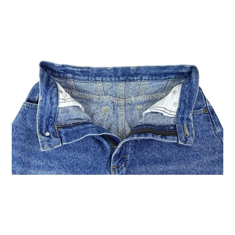 Vintage Lee Riders Tapered High Rise Acid Wash De… - image 13